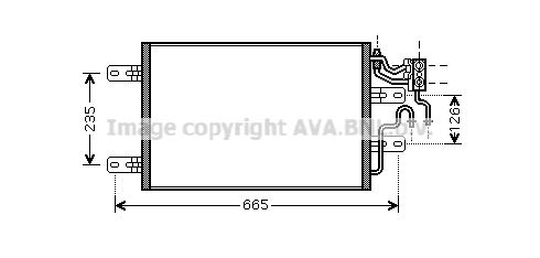 AVA QUALITY COOLING Конденсатор, кондиционер OL5394